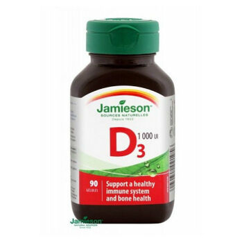 JAMIESON Vitamín D3 1000 IU 90 kapslí