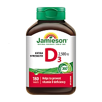 JAMIESON Vitamín D3 2500 IU 180 tablet