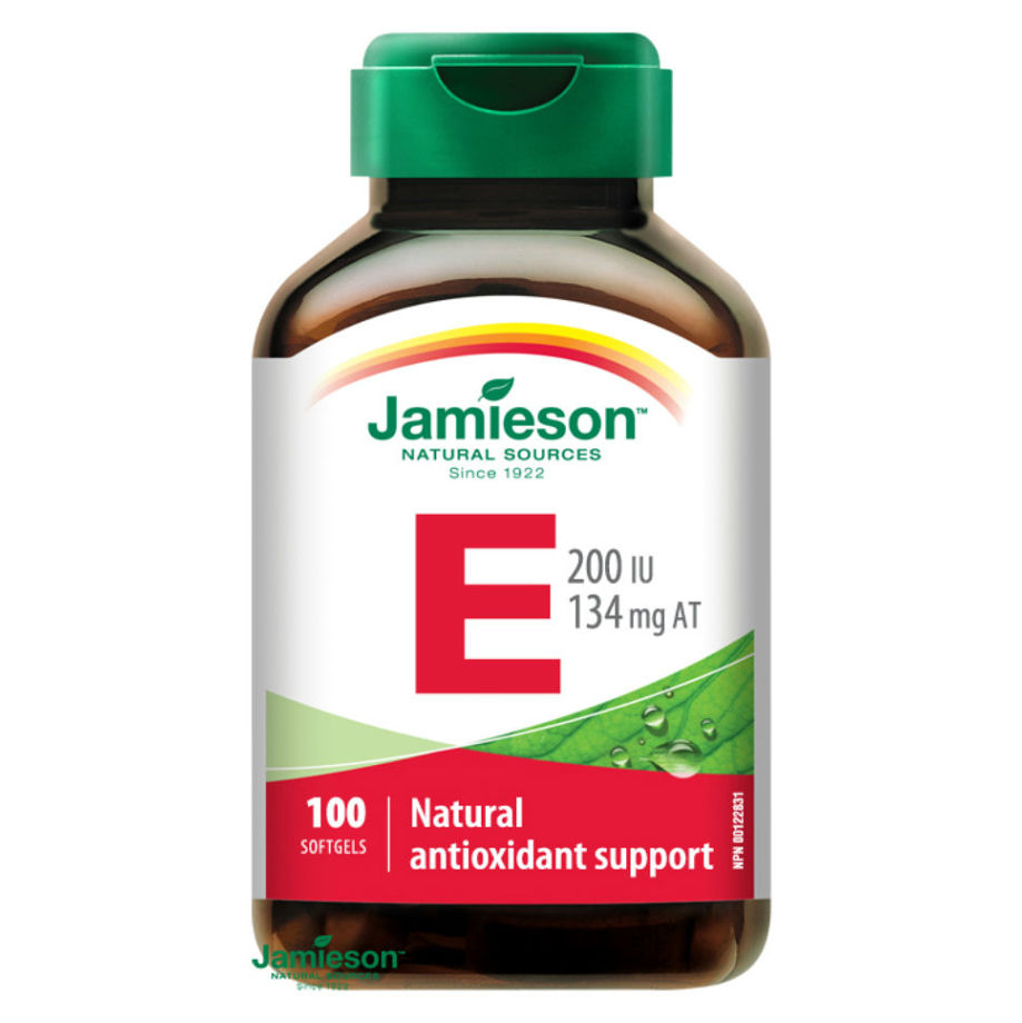 E-shop JAMIESON Vitamín E 200 IU 100 kapslí