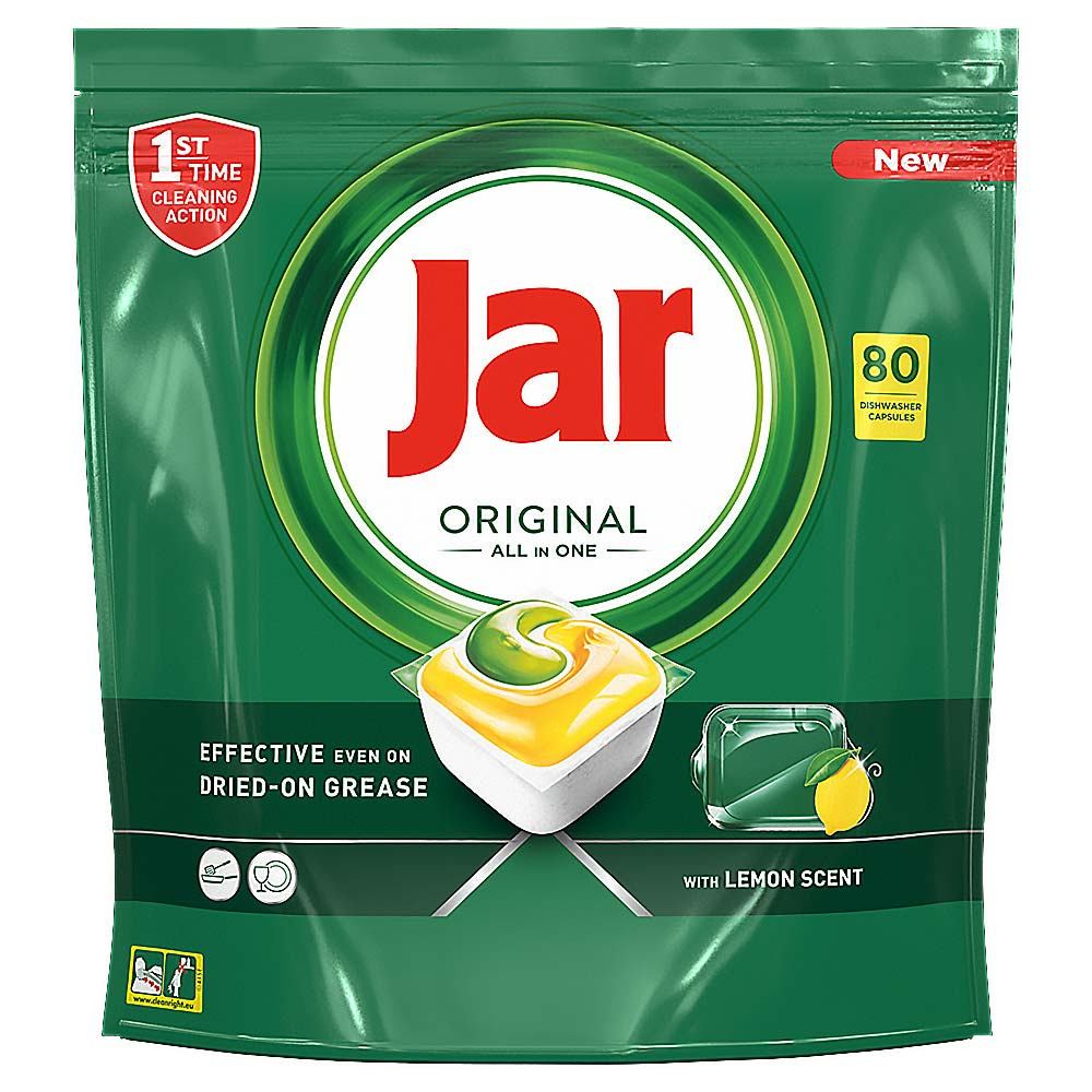 JAR Tablety do myčky Lemon 80 ks