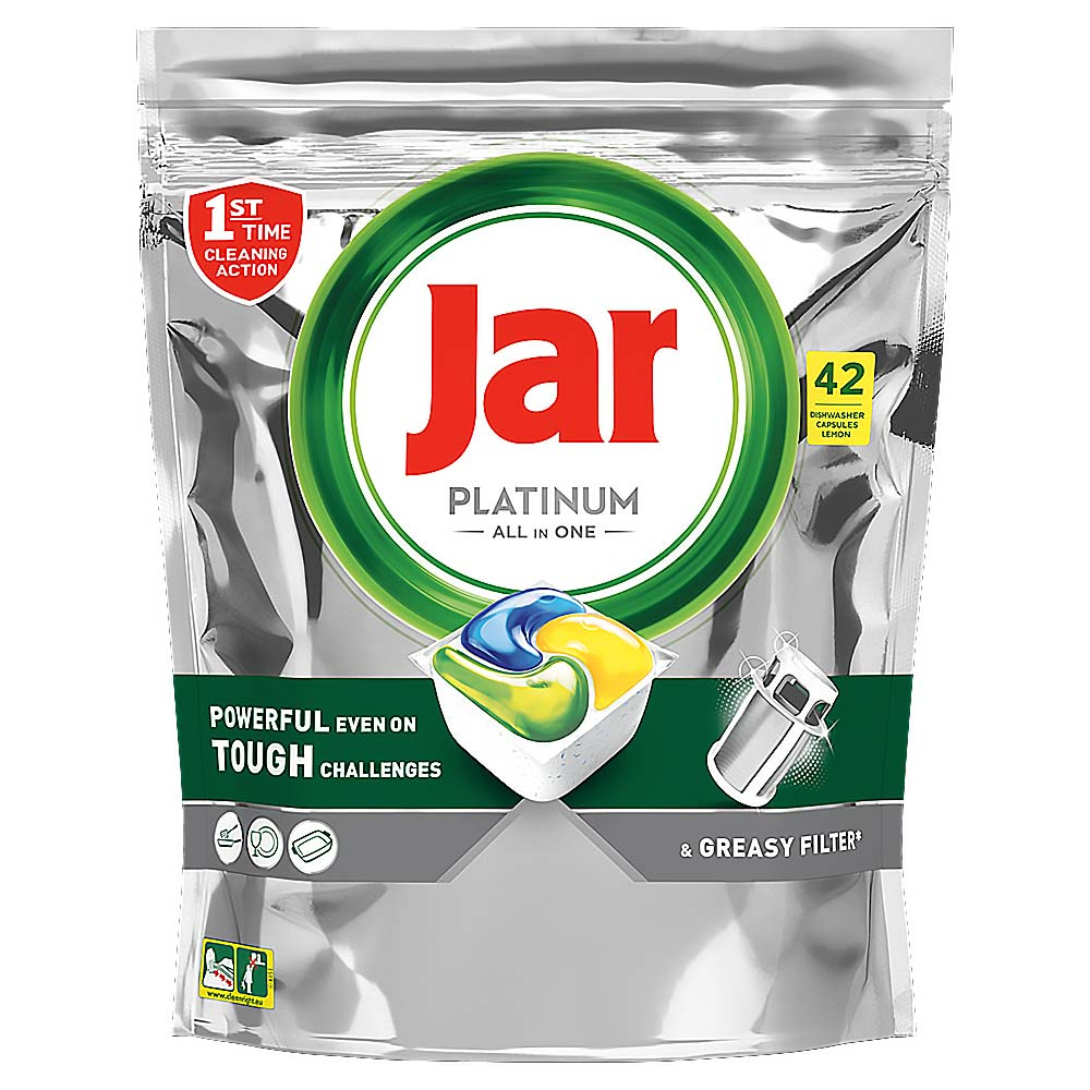 JAR Tablety do myčky Platinum All-in-One 42 ks
