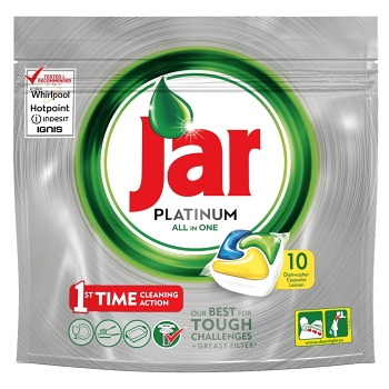JAR Tablety do myčky Platinum Yellow 10 ks