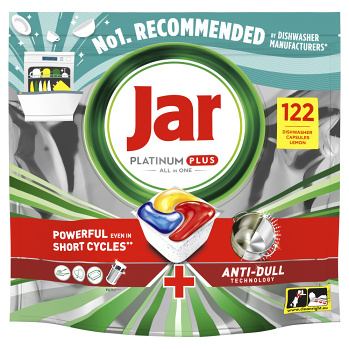 JAR Tablety do myčky Platinum Plus Yellow 122 kusů (Kapsle a tablety do myčky)