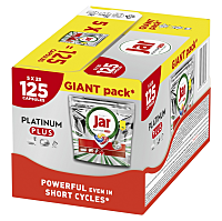 JAR Tablety do myčky Platinum Plus All-in-One Yellow 5 x 25 kusů