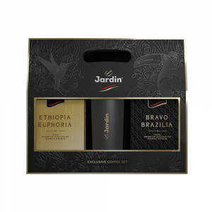 JARDIN Gift Box Arabika mletá 2x 250 g TERMOHRNEK ZDARMA JARDIN Gift Box Arabika mletá 2x 250 g TERMOHRNEK ZDARMA