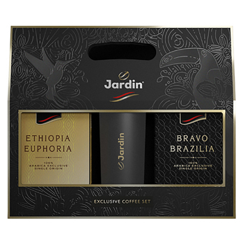 JARDIN Gift Box Arabika mletá 2x 250 g TERMOHRNEK ZDARMA