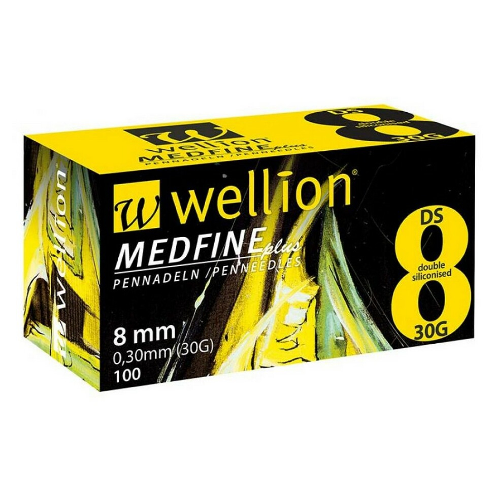 Levně WELLION Medfine plus jehly 30G 8mm 100ks
