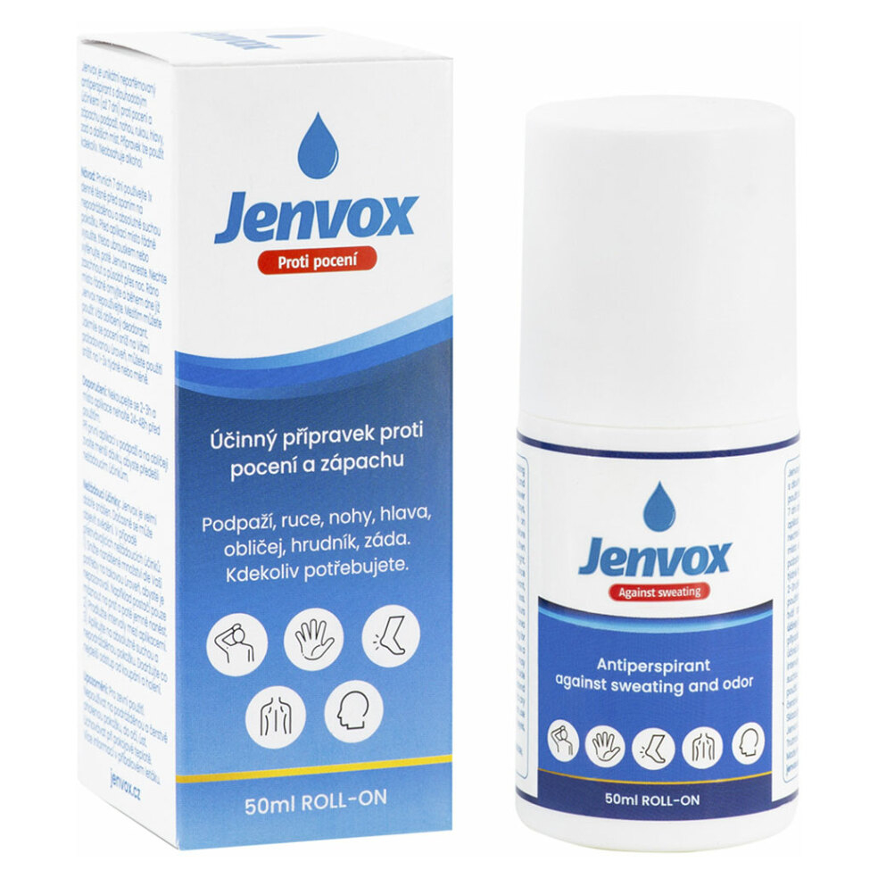 JENVOX Roll-on Proti pocení a zápachu 50 ml