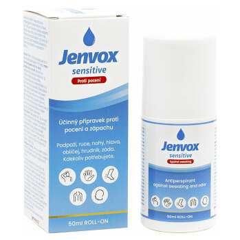 JENVOX Sensitive Roll-on Proti pocení a zápachu 50 ml