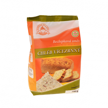 JIZERKA Směs na vícezrnný chléb 500 g (Bezlepkové mouky a strouhanky)