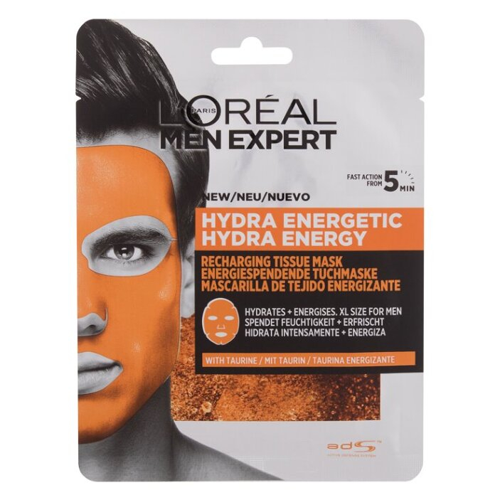 Levně L'ORÉAL Men Expert Pleťová maska Hydra Energetic 1 ks