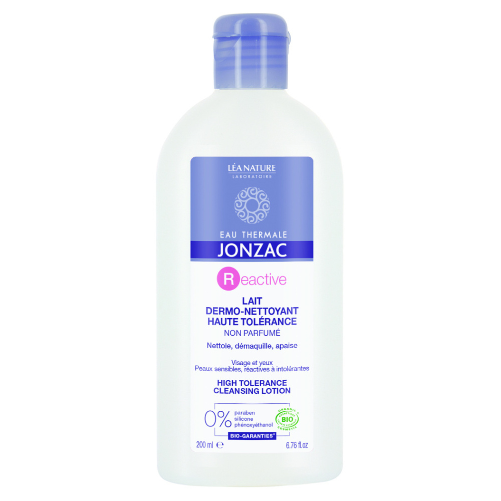 E-shop JONZAC REACTIVE Čistící mléko pro intolerantní a reaktivní pleť 200 ml BIO