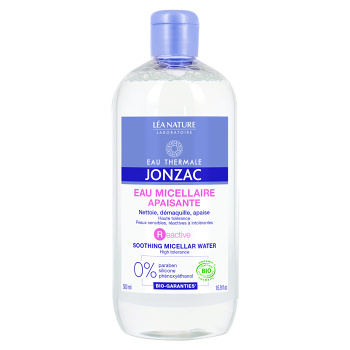 JONZAC REACTIVE Micelární voda citlivá pleť 500 ml BIO (Přírodní čištění pleti) - BIO, Hypoalergenní