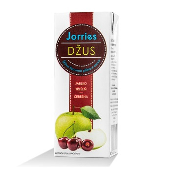 JORRIES 100% džus jablko-třešeň 200 ml