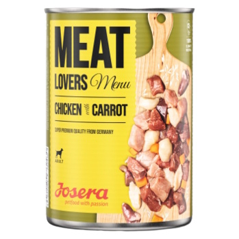 JOSERA Meat Lovers Menu Chicken with Carrot konzerva pro psy 400 g (Konzervy pro psy)