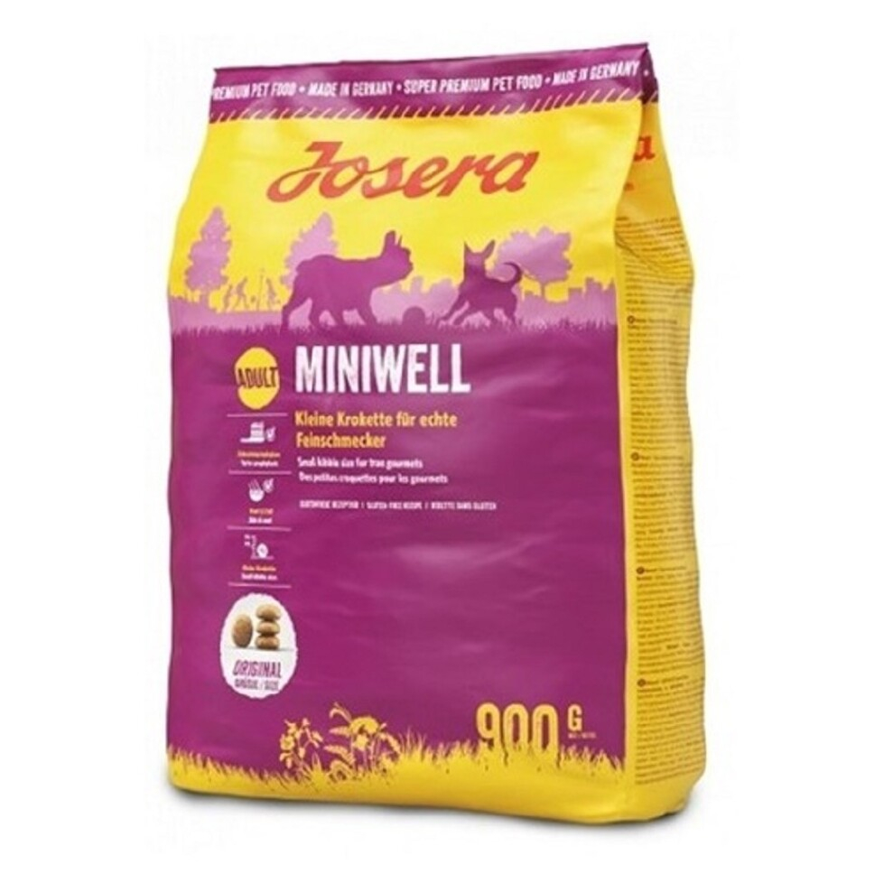 E-shop JOSERA Miniwell granule pro psy 1 ks, Hmotnost balení (g): 900 g