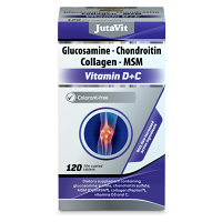 JUTAVIT Glukosamin, chondroitin, kolagen, MSM a vitamíny D+C 120 tablet