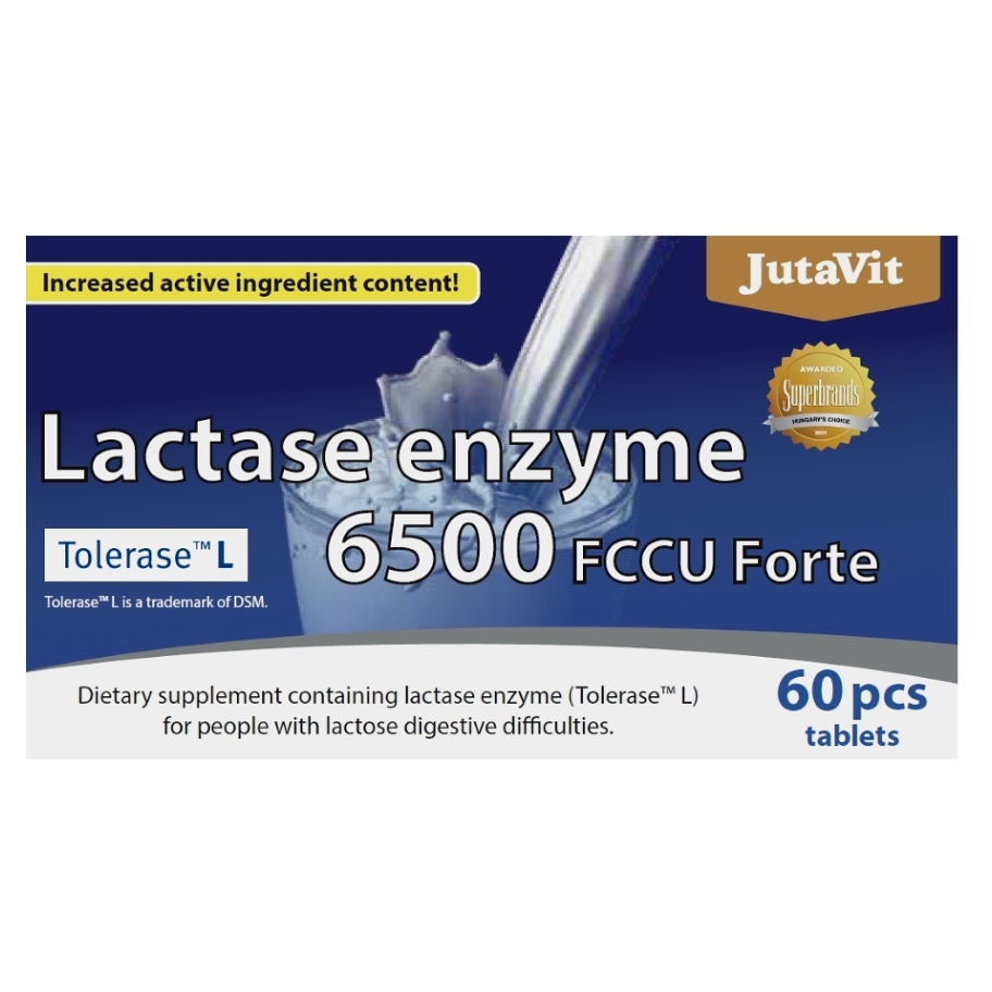 Levně JUTAVIT Laktáza enzym 6500 FCCU forte 60 tablet