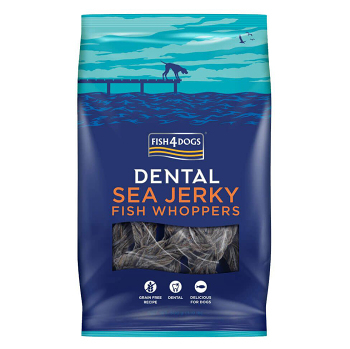 FISH4DOGS Dentální pamlsky pro psy mořská ryba 500 g, expirace 28.06.2024