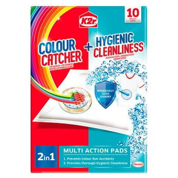 K2r Prací ubrousky Colour Catcher + Hygiene 10 ks