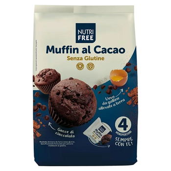 NUTRIFREE Muffiny kakaové 4 kusy (Bezlepkové moučníky)