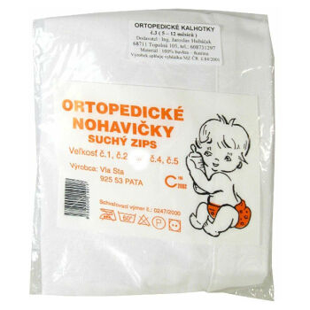 Kalhotky ortopedické kojenecké velikost č. 1 suchý zip