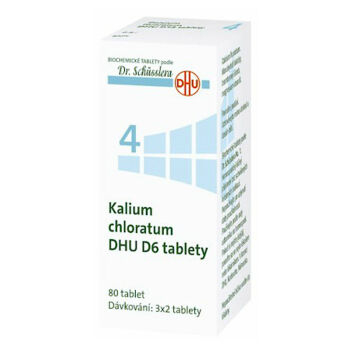 DR. SCHÜSSLERA Kalium chloratum DHU D6 No.4 80 tablet