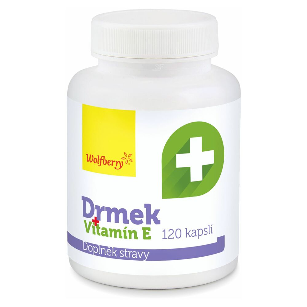 Levně WOLFBERRY Drmek + vitamín E 120 kapslí