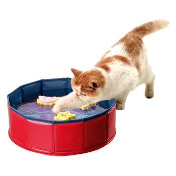 KARLIE FLAMINGO bazének se 3 hračkami pro kočky 30x10 cm