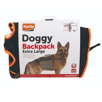 KARLIE Reflexní batoh pro psy zelená/oranžová velikost XL 1 ks