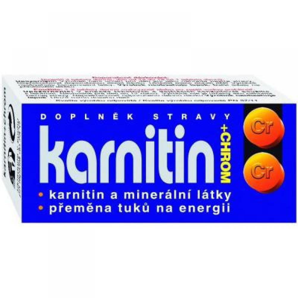 Levně NATURVITA Karnitin + chrom 50 tablet