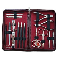 KELLERMANN Sada na manikúru a pedikúru lakovaná 5851 P N vínová