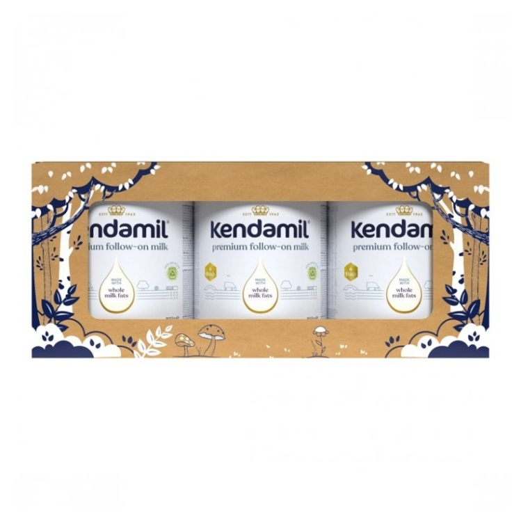 E-shop KENDAMIL Premium 2 HMO+ Pohádkové balení s divadlem O třech prasátkách 3 × 800 g