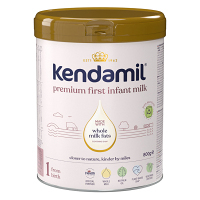 KENDAMIL Premium 1 DHA+ Počáteční mléčná kojenecká výživa od 0 do 6 měsíců 800 g