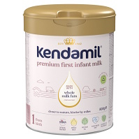 KENDAMIL Premium 1 DHA+ Počáteční mléčná kojenecká výživa od 0 do 6 měsíců 800 g