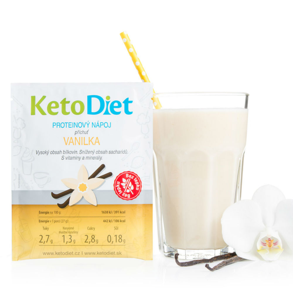 KetoDiet Proteinový nápoj 1 týden (7 porcí)