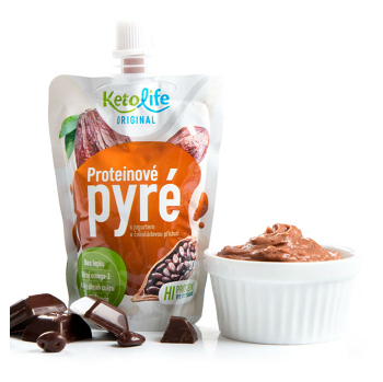 KETOLIFE Proteinové pyré s jogurtem a čokoládovou příchutí 100 g