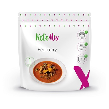 KETOMIX Kuřecí maso na červeném kari dietní hotové jídlo 250 g (KetoMix hotová jídla)