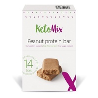 KETOMIX Proteinová arašídová tyčinka 14 kusů