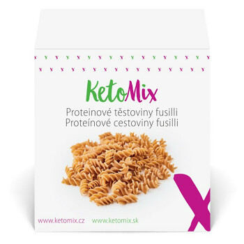 KETOMIX Proteinové těstoviny fusilli 10 porcí