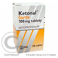 KETONAL FORTE  20X100MG Potahované tablety