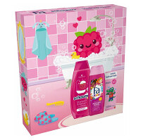 FA & SCHAUMA & VADEMECUM Kids Girl Sprchový gel 250 ml + šampon 400 ml + zubní pasta 50 ml Dárkové balení