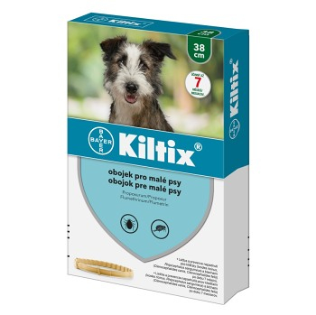 KILTIX Obojek antiparazitní pro malé psy 38 cm