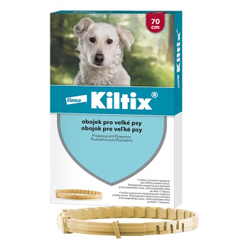 KILTIX Obojek proti blechám a klíšťatům pro velké psy 70 cm