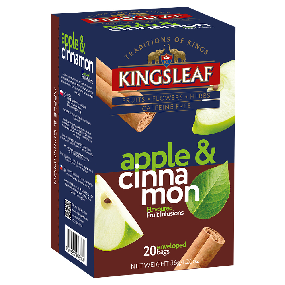 E-shop KINGSLEAF apple & cinnamon přebal 20 sáčků