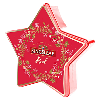 KINGSLEAF Kolekce hvězda červená 30 g (Černé čaje)