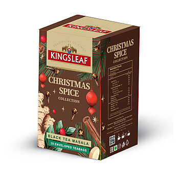 KINGSLEAF Xmas black masala černý čaj 20 sáčků (Černé čaje)