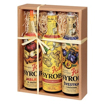 KITL Syrob jablko zázvor švěstka 3 x 500 ml (Džusy, mošty, smoothies)