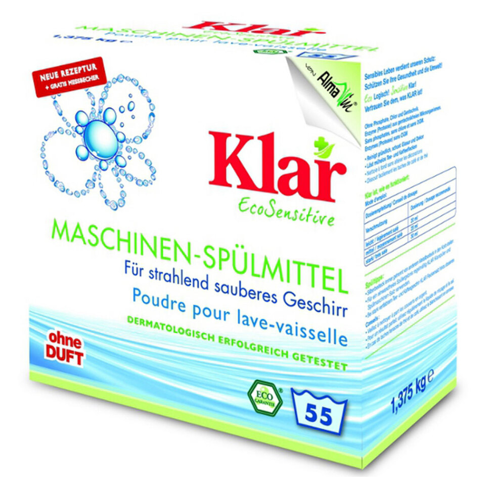 E-shop KLAR Prášek do myčky 1,375 kg