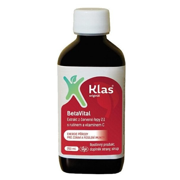 E-shop KLAS CZ BetaKlas extrakt z červené řepy 200 ml